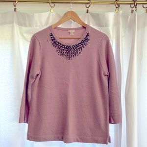 embellished sweater